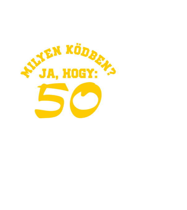  minta fekete pólón