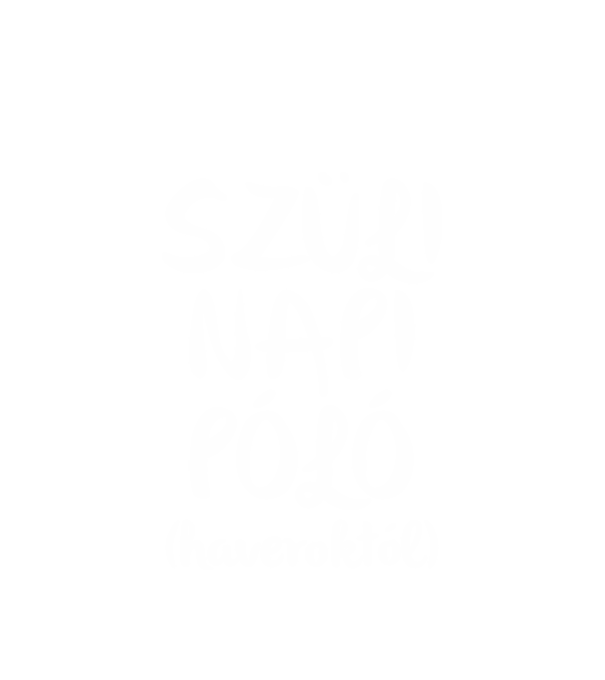  minta fehér pólón