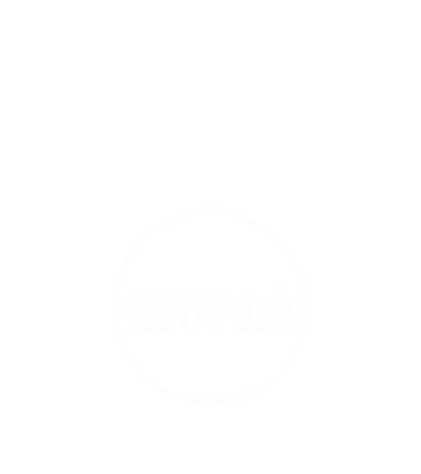  minta királykék pólón