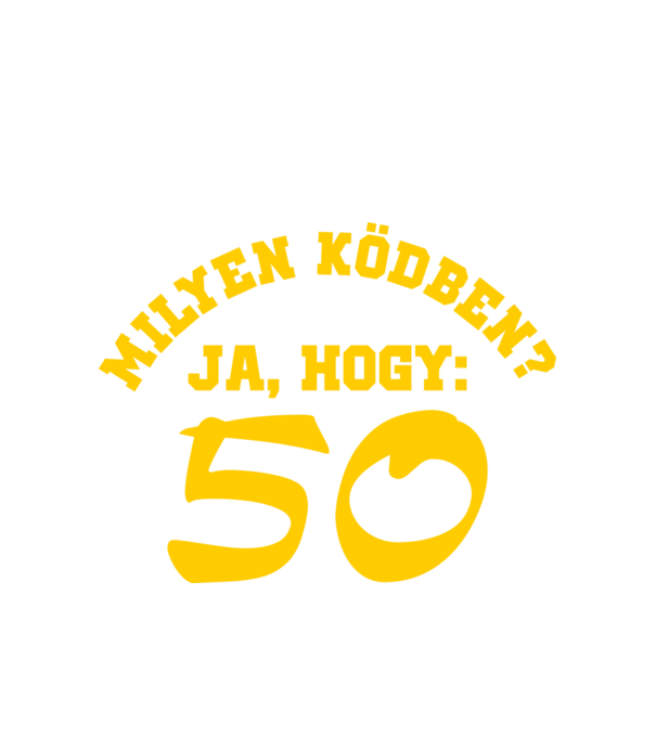  minta fehér pólón