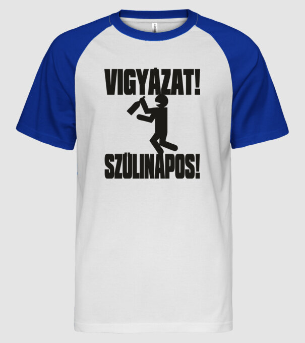  minta fehér/royal pólón