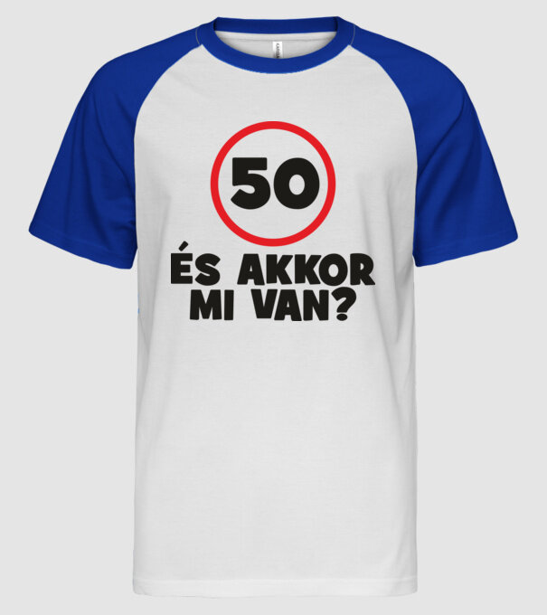  minta fehér/royal pólón
