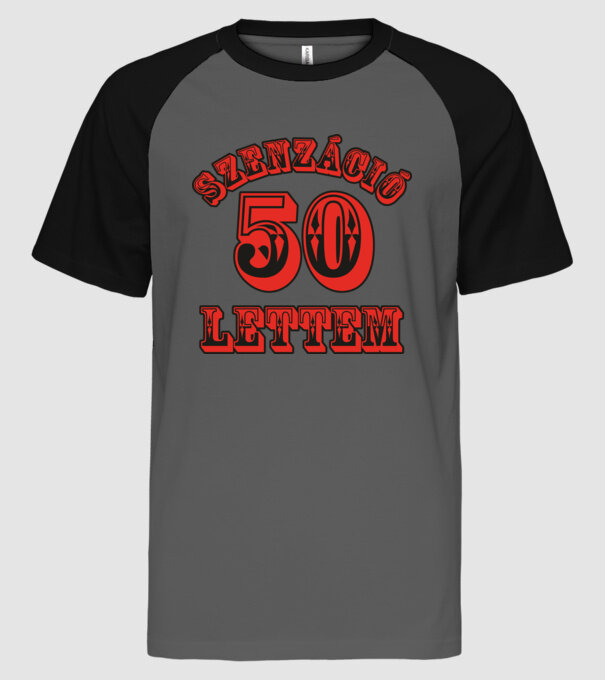  minta szürke/fekete pólón