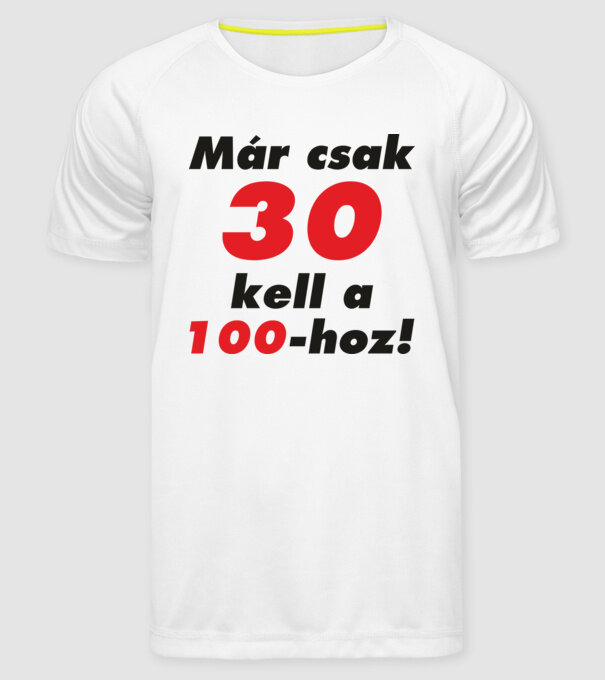  minta fehér pólón
