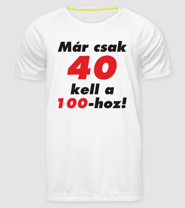  minta fehér pólón