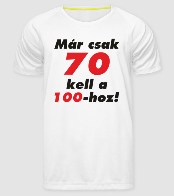  minta fehér pólón