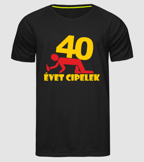  minta fekete pólón