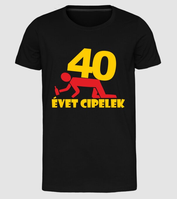  minta fekete pólón