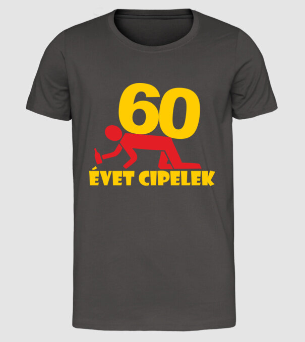  minta sötétszürke pólón
