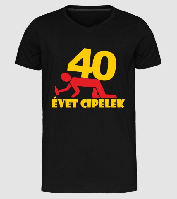  minta fekete pólón