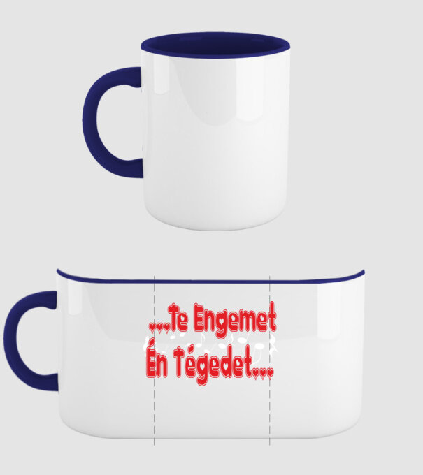  minta sötétkék pólón
