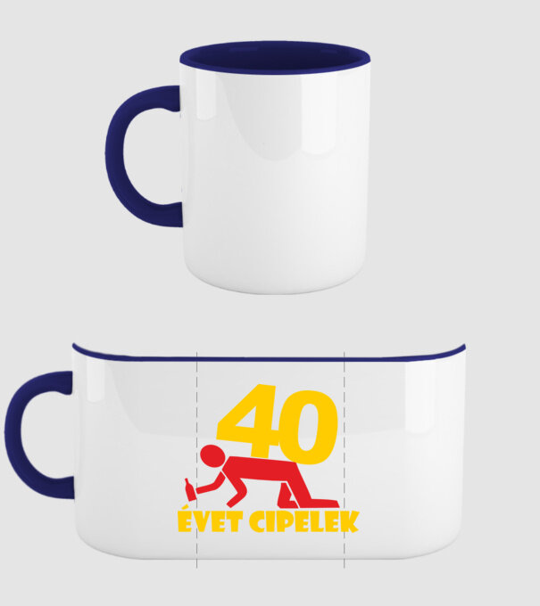  minta sötétkék pólón