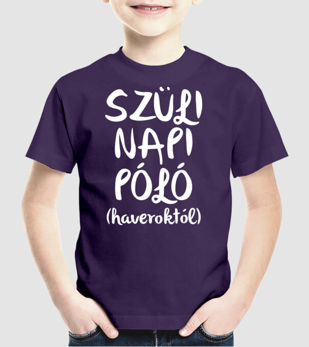  minta lila pólón