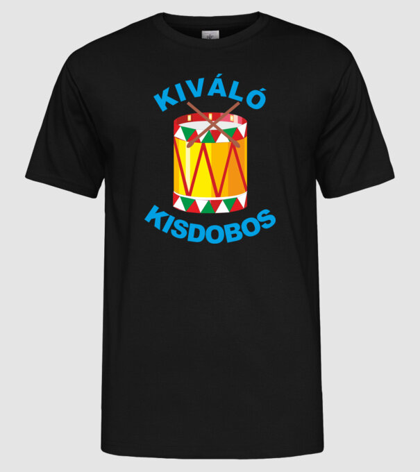  minta fekete pólón