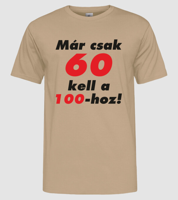  minta homokszín pólón