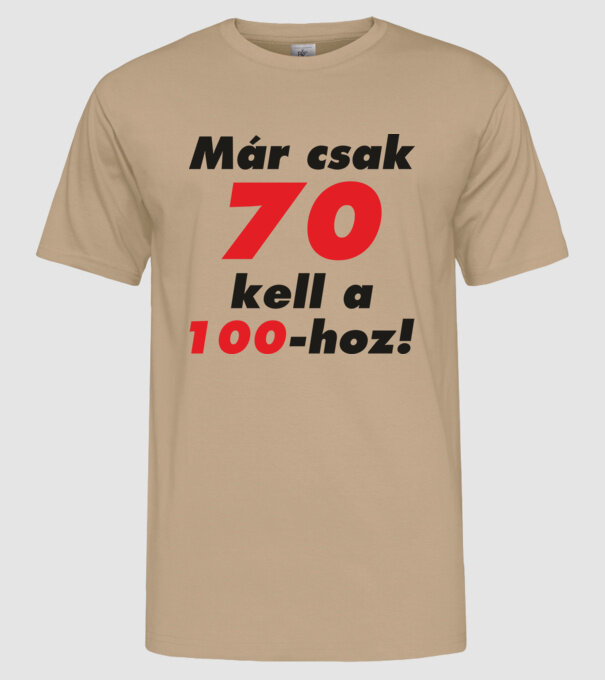  minta homokszín pólón