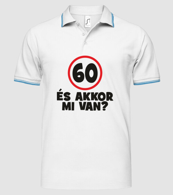  minta fehér pólón