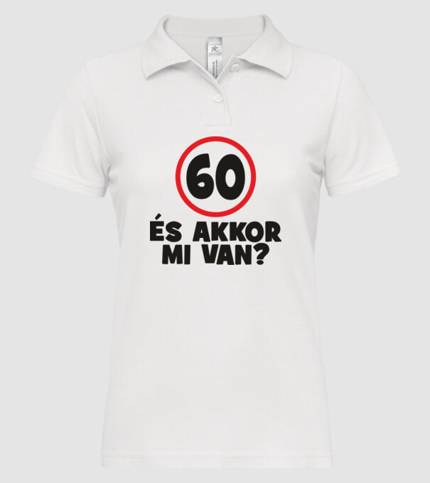  minta fehér pólón