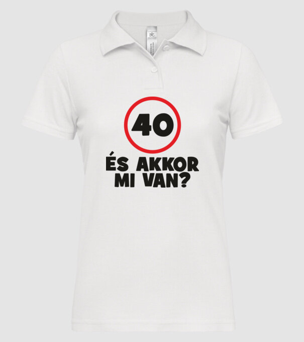  minta fehér pólón