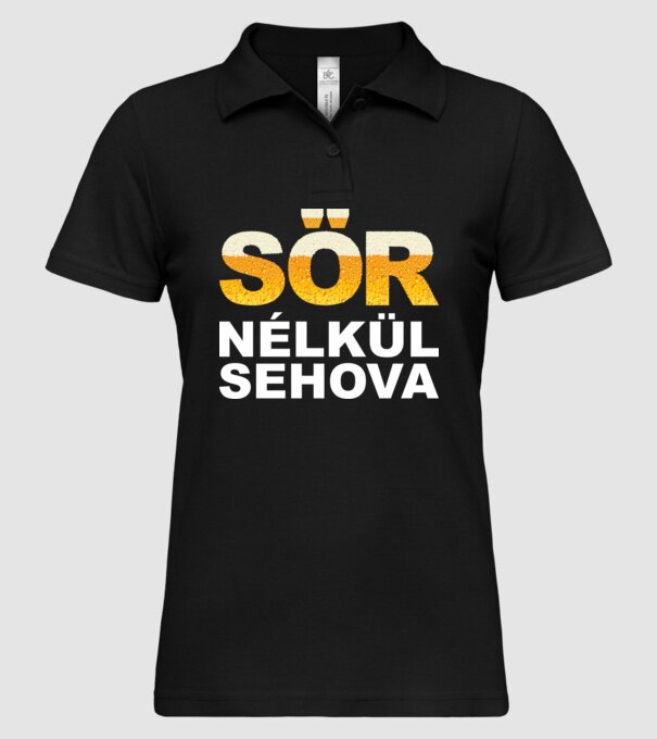  minta fekete pólón