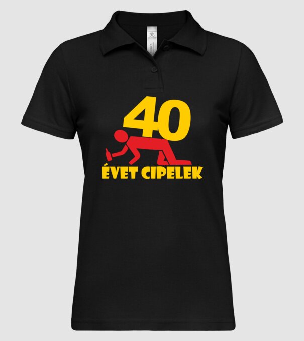  minta fekete pólón