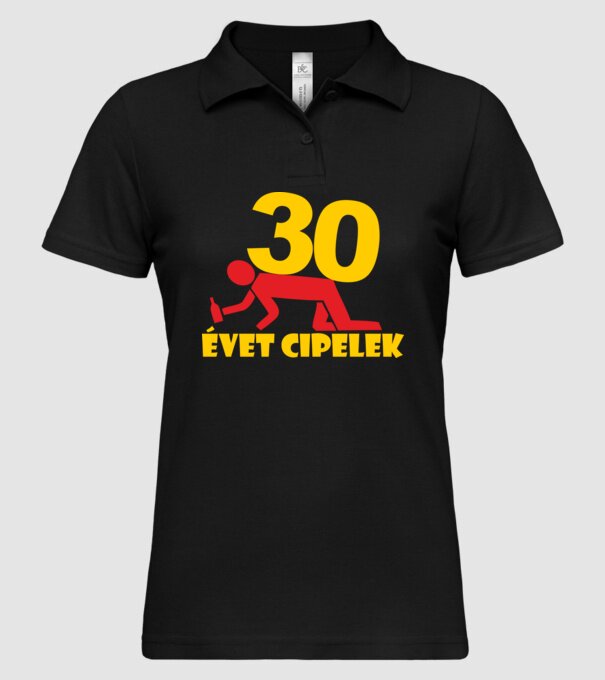  minta fekete pólón
