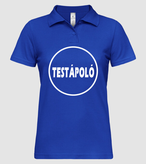  minta királykék pólón