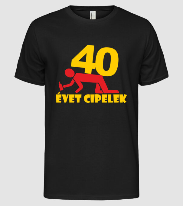  minta fekete pólón