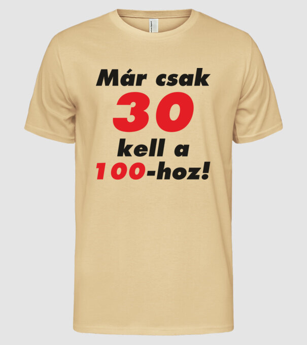  minta homokszín pólón