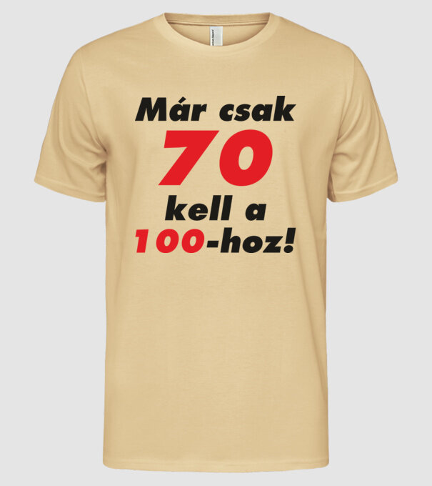  minta homokszín pólón