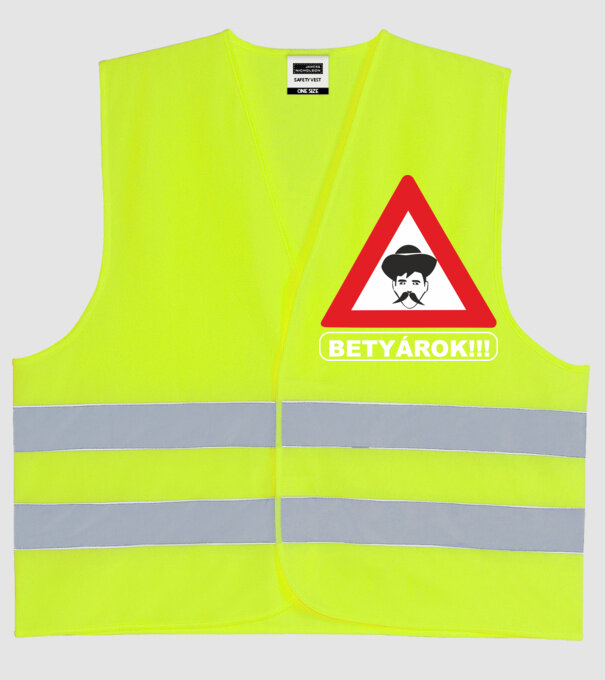  minta neonsárga pólón