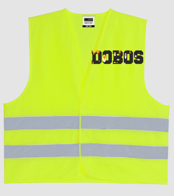  minta neonsárga pólón