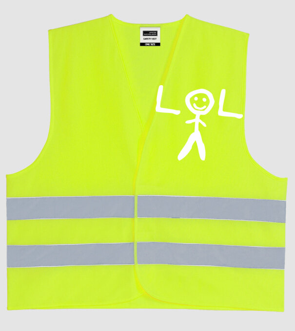  minta neonsárga pólón