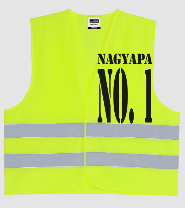  minta neonsárga pólón