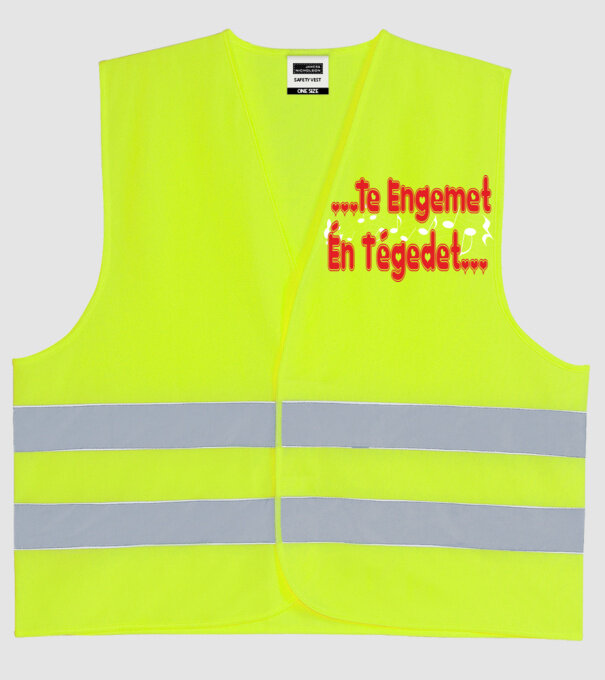  minta neonsárga pólón