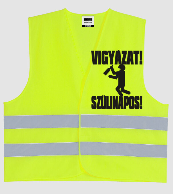  minta neonsárga pólón