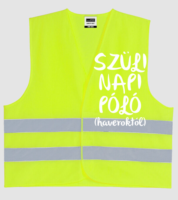  minta neonsárga pólón