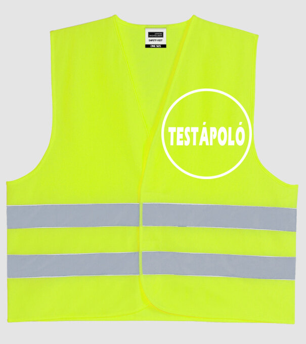  minta neonsárga pólón