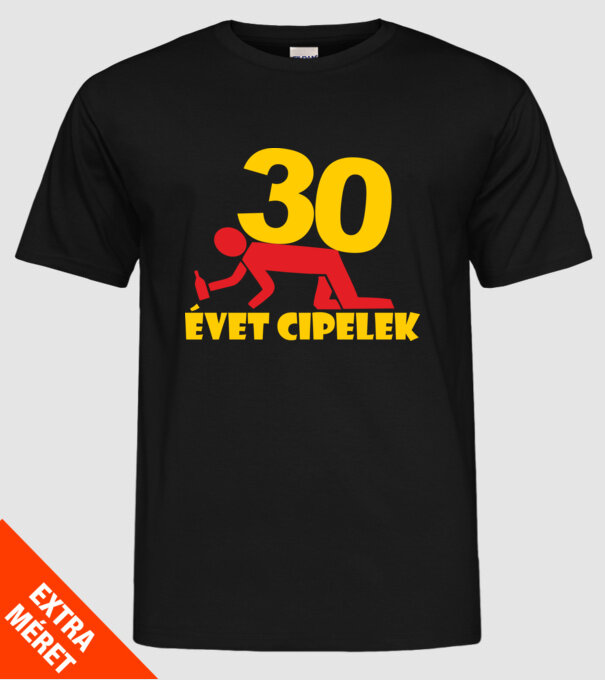 minta fekete pólón