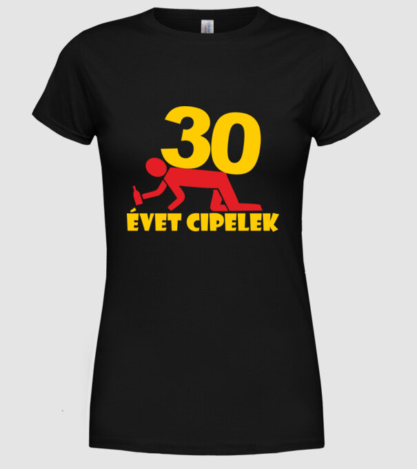  minta fekete pólón