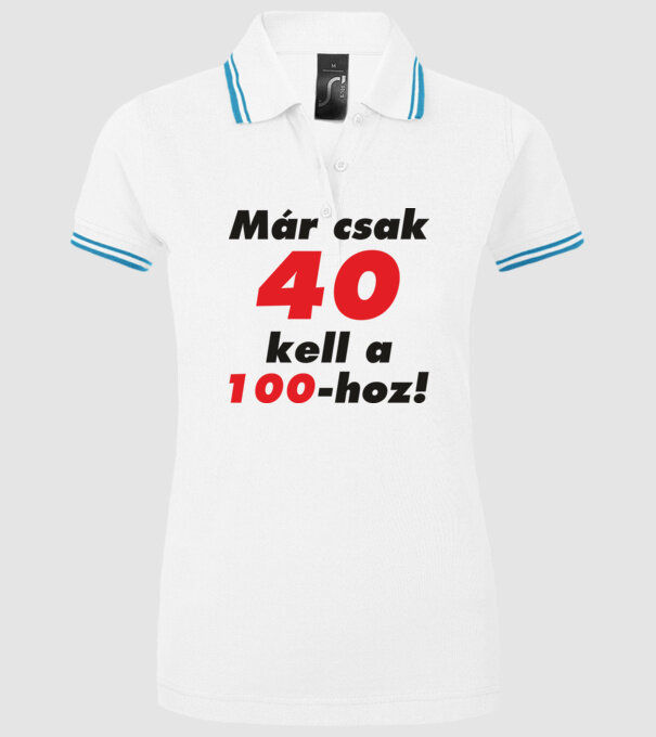  minta fehér pólón
