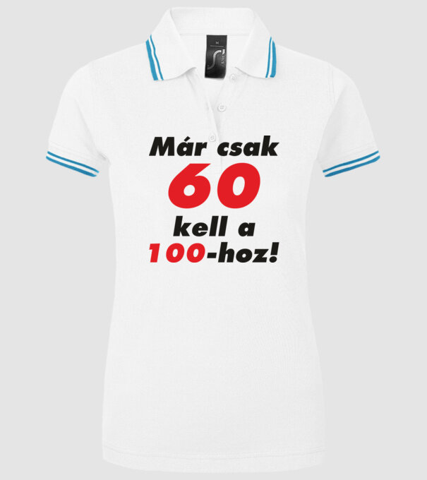  minta fehér pólón
