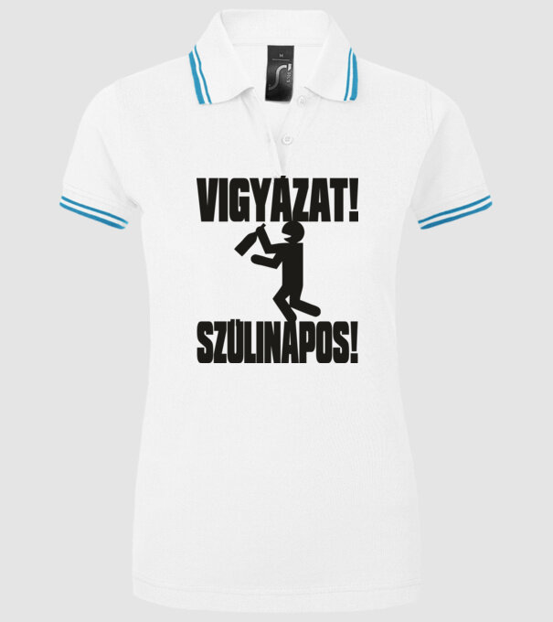  minta fehér pólón