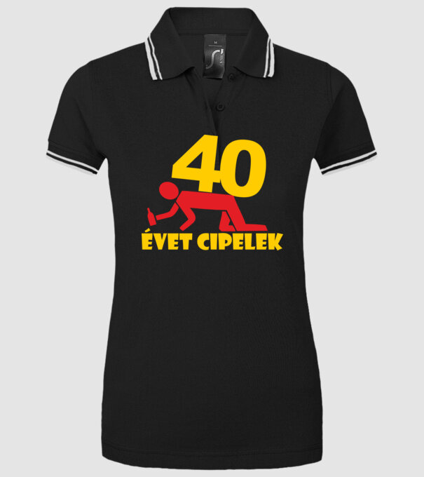  minta fekete pólón