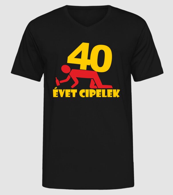  minta fekete pólón