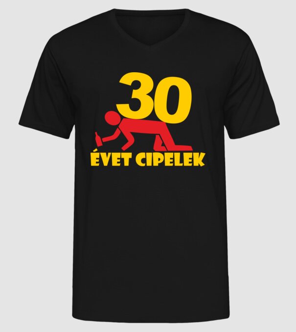  minta fekete pólón