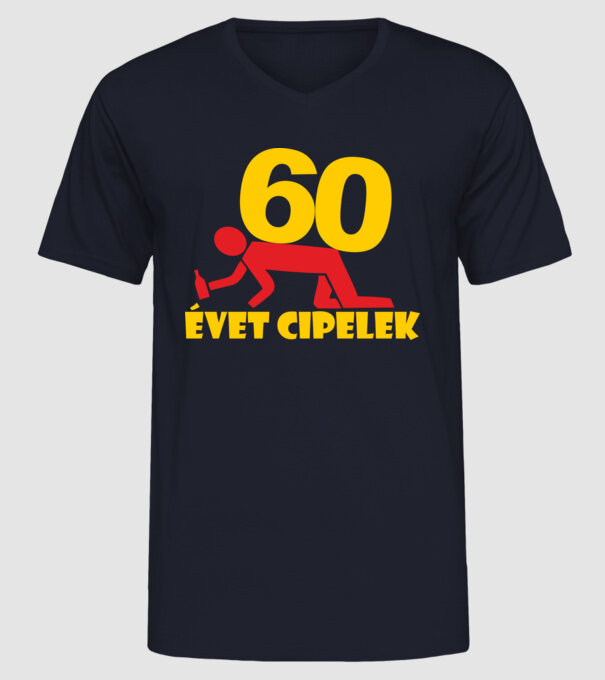  minta sötétkék pólón