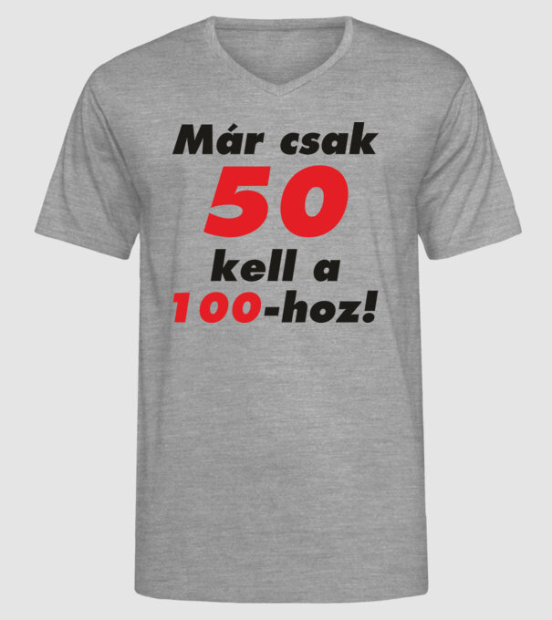  minta szürke pólón