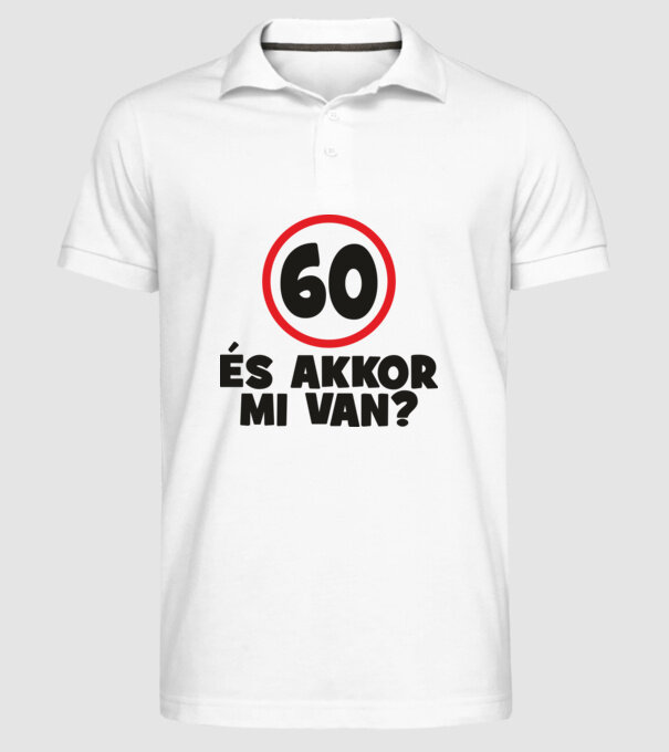  minta fehér pólón