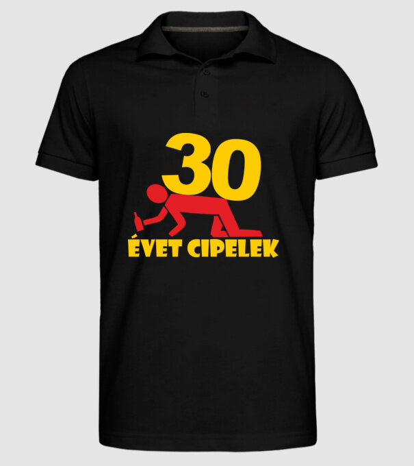  minta fekete pólón